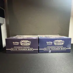 Pokemon Center Exclusive Chilling Reign : Elite Trainer Box ETB Set of 2 SEALED - Image 3