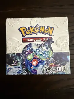 POKEMON SCARLET & VIOLET STELLAR CROWN FACTORY SEALED 36 PACK BOOSTER BOX - Image 1