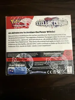 POKEMON SCARLET & VIOLET STELLAR CROWN FACTORY SEALED 36 PACK BOOSTER BOX - Image 2