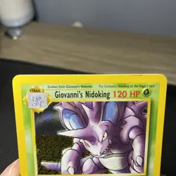Giovanni’s Nidoking 7/132 2000 Pokemon Gym Challenge Holo Rare Lp+ - Image 4