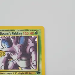 Pokemon TCG Giovanni's Nidoking Gym Challenge Holo Card 7/132 LP - Image 3