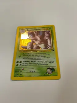 Pokemon TCG Giovanni's Nidoking Gym Challenge Holo Card 7/132 Unlimited Rare LP - Image 1