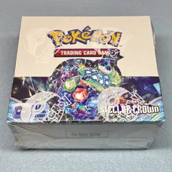 1x Pokemon Scarlet Violet Stellar Crown Booster Box 36 Factory Sealed Packs New - Image 1