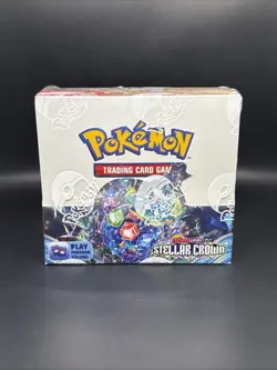 Pokemon TCG Scarlet & Violet Stellar Crown Booster Box - 36 Packs Sealed - Image 1