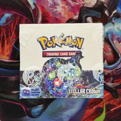 Pokemon TCG: Scarlet & Violet Stellar Crown Factory Sealed Booster Box - 36 Pack - Image 1