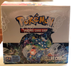 POKEMON SCARLET & VIOLET STELLAR CROWN FACTORY SEALED 36 PACK BOOSTER BOX - Image 1