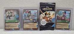 DCL Disney Lorcana TCG Treasure Cruise Line Set of 4 Rare Exclusive Promo Cards - Image 1