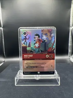 Disney Lorcana TCG Fabled - Max Goof Rockin’ Teen - Epic Foil 214/204 - Image 1