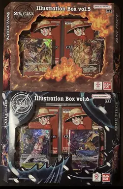 One Piece Illustration Box Vol 5 + Vol 6 Lot Set Of 2 Sealed QTY PRB-02 OP-13 - Image 1
