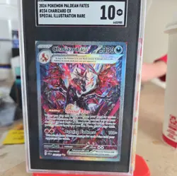 Pokemon TCG Paldean Fates Charizard ex 234/091 SIR SGC Gem Mint 10 (PSA 10U) - Image 1