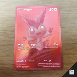 Victini 171/086 Sv: White Flare Pokemon Rare Brazilian Card #2 Pack Fresh NM+ - Image 1