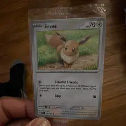 Pokemon TCG Eevee Promo Card Pokemon Together 70HP 133/165 Basic Regular - Image 1