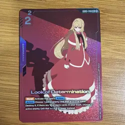 Look Of Determination R+ Alt GD03-114 Gundam TCG Card Foil Steel Requiem Eng - Image 1
