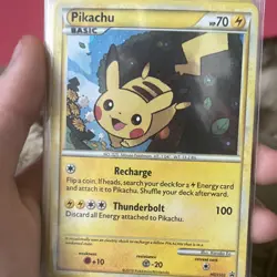 Pokemon Pikachu 8 Card Lot TCG Regular & Holo English Collectible Cards - Image 5