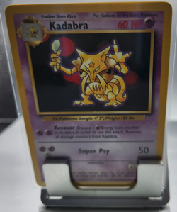 Kadabra 32/102 Non Holo Base Set 1999 Vintage Pokemon Card RETIRED - Image 2