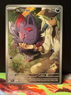 N's Zorua 189 Sv: Scarlet & Violet Promo Cards Holo - Image 1