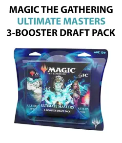MTG Magic The Gathering ULTIMATE MASTERS 3-BOOSTER Draft Pack Factory Sealed NEW - Image 1