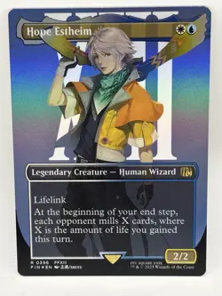 Hope Estheim (Borderless) Foil NM Final Fantasy MTG R 0369 FFXIII - Image 1