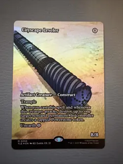 Cityscape Leveler 53 Borderless Regular - Avatar: The Last Airbender - Mtg Foil - Image 1