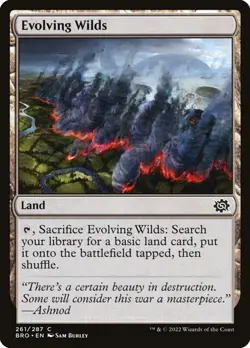 Evolving Wilds - BRO - Common - MTG Magic Pack fresh - Image 1