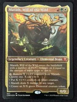 1x MTG Marath, Will of the Wild (Foil Etched) - Commander Legends (CMR) #527 - Image 1