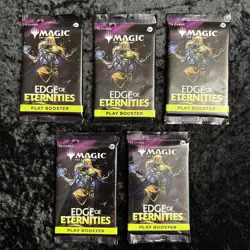 5x Magic: The Gathering Edge of Eternities Play Booster Packs - Factory Sealed - Image 1