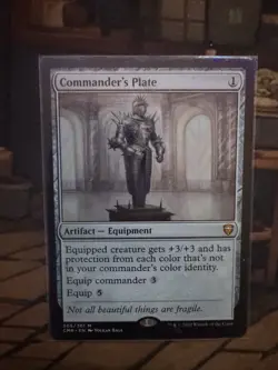 Commander's Plate Commander Legends Regular - Image 1