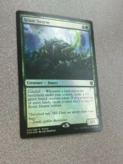 Scute Swarm 203/280 Foil Promo, Zendikar Rising, Magic: The Gathering LP - Image 2