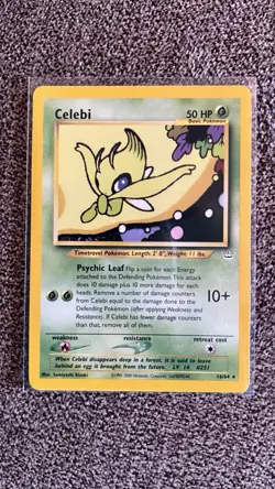 Celebi Neo Revelation Pokemon TCG Card 16/64 NM/LP Condition - Image 1