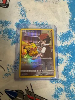 Pokemon Card TCG Pikachu Holo Card 241/236 Secret Sm-Cosmic Eclipse Edition NM - Image 1
