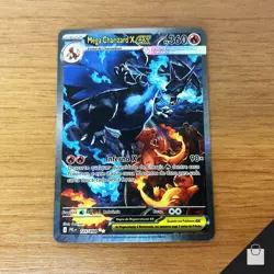 Mega Charizard X EX 125/094 Phantasmal Flames Pokemon Brazil Pack Fresh Card NM+ - Image 1