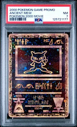 2000 POKEMON GAME MOVIE POKEMON 2000 MOVIE ANCIENT MEW PSA 7 - Image 1