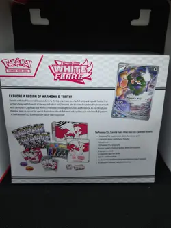 Pokemon White Flare ETB Elite Trainer Box TCG New Sealed -New - Image 4
