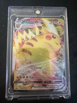 Pokemon TCG Pikachu VMAX SWSH286 Black Star Promo NM. - Image 1