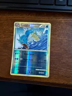 POKEMON TCG GYARADOS 4/123 HEART GOLD SOUL SILVER HOLO RARE!! - Image 1