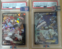 PSA 10 Pokemon Team Aquas Kyogre 006/034 Team Magmas Groudon EX 015/034 1st Ed. - Image 1
