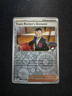 Pokemon TCG Team Rockets Giovanni 174/182 Regional Championships Promo - Image 1