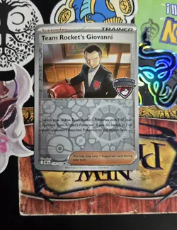Pokemon TCG Team Rockets Giovanni 174/182 Regional Championship Promo 🔥 - Image 1