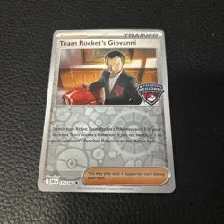 Pokemon TCG Team Rockets Giovanni 174/182 Regional Championship Promo 🔥 - Image 1