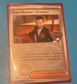 Team Rocket’s Giovanni 174/182 Pokemon TCG Regional Championship Promo - Image 1