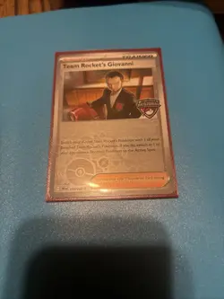 Team Rocket’s Giovanni 174/182 Pokemon TCG Regional Championship Promo - Image 2