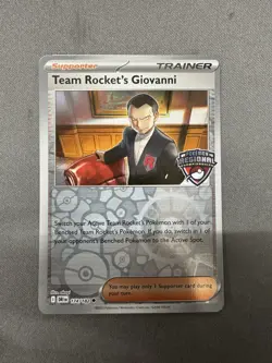 Pokemon TCG Team Rockets Giovanni 174/182 Regional Championships Promo - Image 1