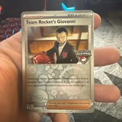 Pokemon TCG Team Rockets Giovanni 174/182 Regional Championship Promo 🔥 - Image 1