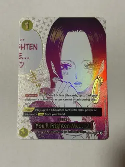 One Piece TCG You’ll Frighten Me. OP14-118 Alt Art Event - English - Image 1