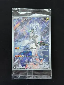 N's Reshiram 167/159 SV Journey Together Holo Stamped Promo Sealed Pokemon Card - Image 1