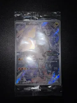 N's Reshiram 167/159 SV Journey Together Holo Stamped Promo Sealed Pokemon Card - Image 2