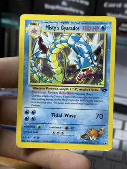 #6 Misty's Gyarados 13/132 Gym Challenge 2000 Holo Rare WOTC Pokemon - Image 3