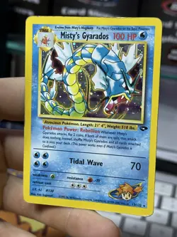 #6 Misty's Gyarados 13/132 Gym Challenge 2000 Holo Rare WOTC Pokemon - Image 4