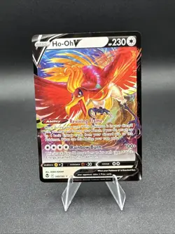 Ho-Oh V 140/195 Swsh12: Sword & Shield - Silver Tempest Holo Pokemon TCG - Image 1