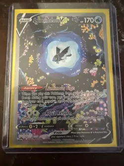 2023 POKEMON SWORD AND SHIELD CROWN ZENITH GG39 FULL ART/LUMINEON V ULTRA RARE - Image 1